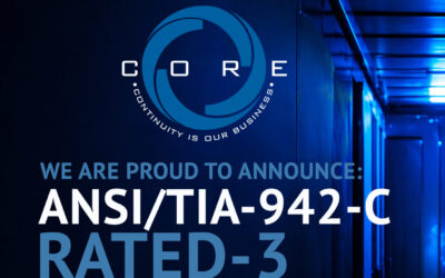 CORE N.V. Re-Certified as ANSI/TIA-942-C:2024 Rated-3 Data Center!
